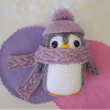 Amigurumi Pinguim Lã