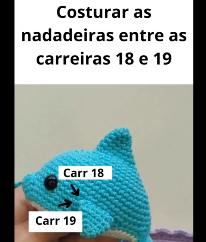 Amigurumi Golfinho