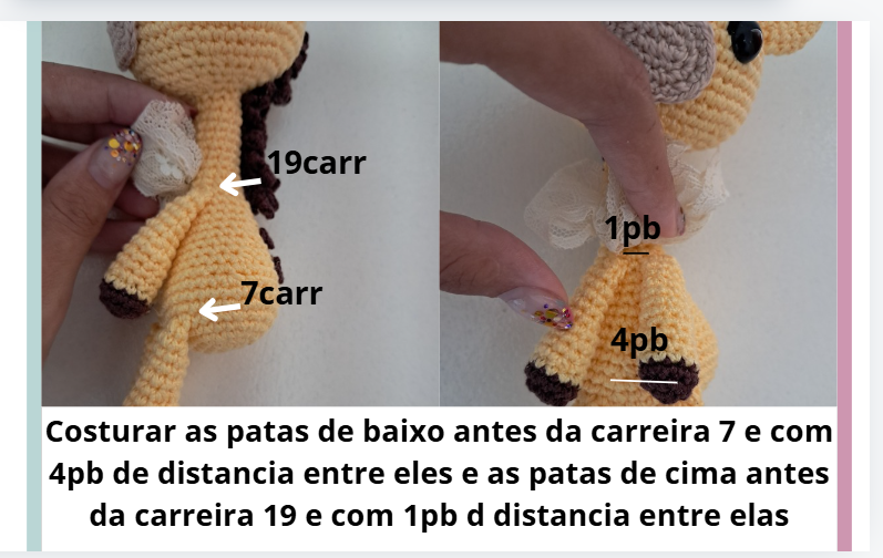 Amigurumi Iniciante Girafa