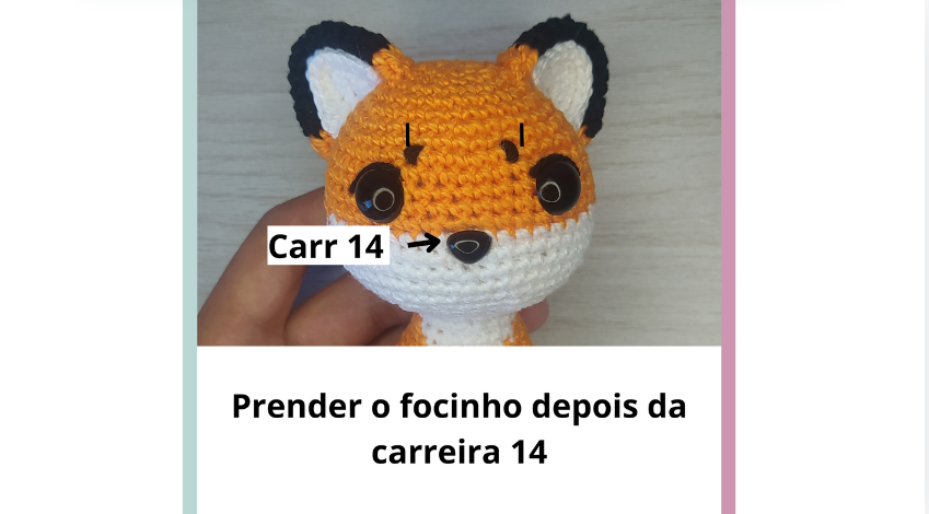 Amigurumi Raposinha